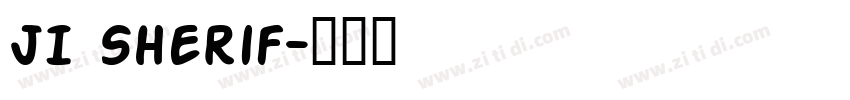 JI Sherif字体转换